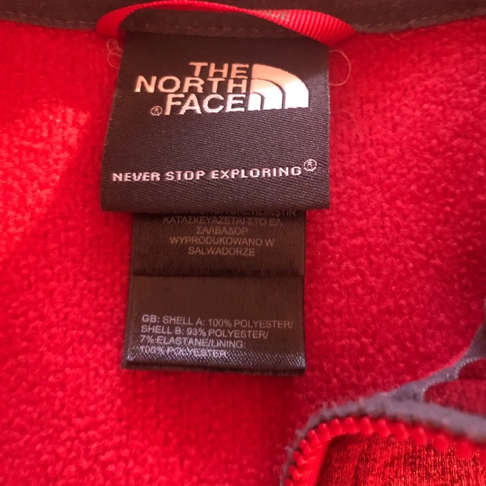The North Face Vibrant Red Fleece Jacket